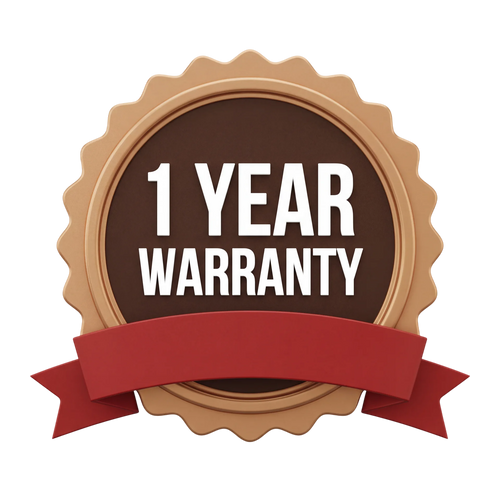 1 Year Warranty